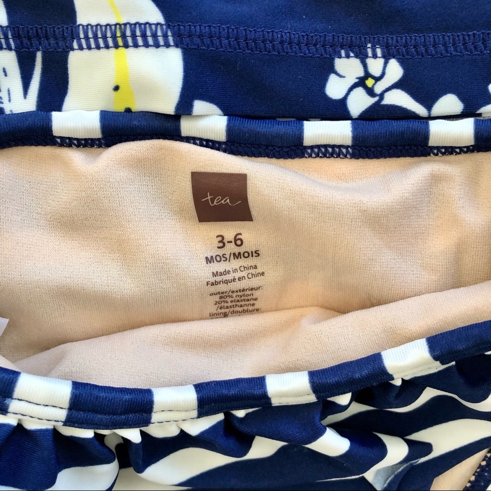 NWOT Tea Collection Rash Guard Two Piece - Picture 5 of 7